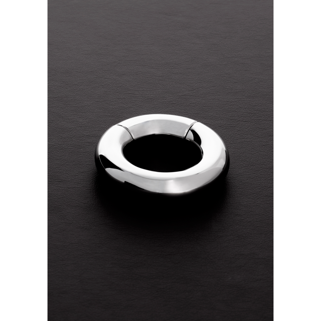 Shots Steel Magnetischer Hodenstrecker Aus Edelstahl Rund 3 60 Cm – Detailaufnahme Vorderseite