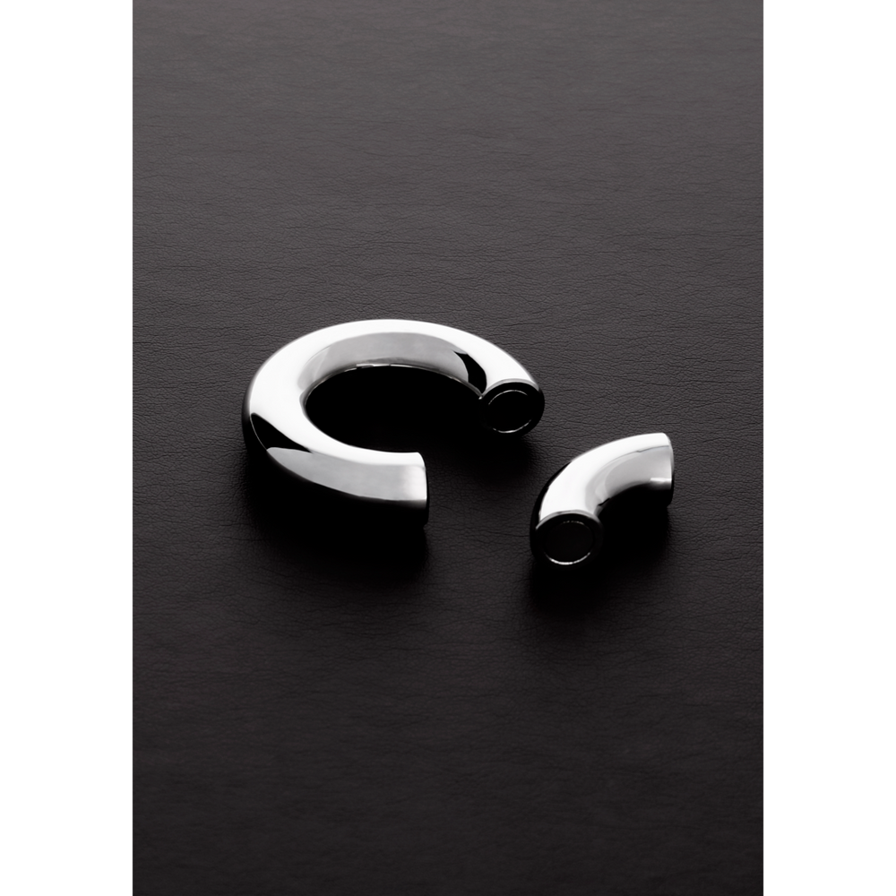 Shots Steel Magnetischer Hodenstrecker Aus Edelstahl Rund 3 90 Cm – Detailaufnahme Vorderseite