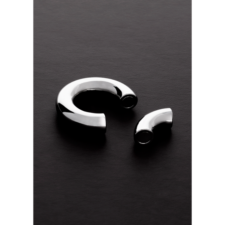 Shots Steel Magnetischer Hodenstrecker Aus Edelstahl Rund 4 50 Cm – Detailaufnahme Vorderseite