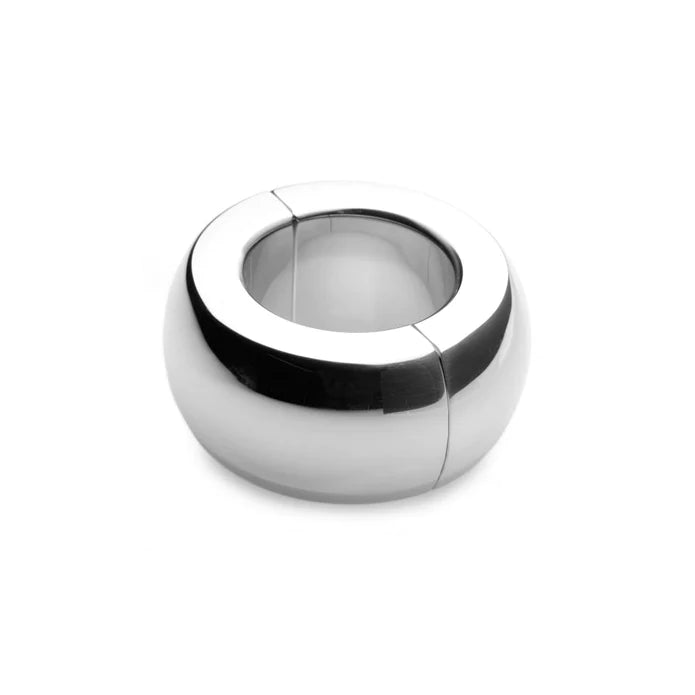 Master Series   Magnet Master Xl Ball Stretcher, silber, edelstahl, Default Title – Hauptansicht: verführerisch präsentiert