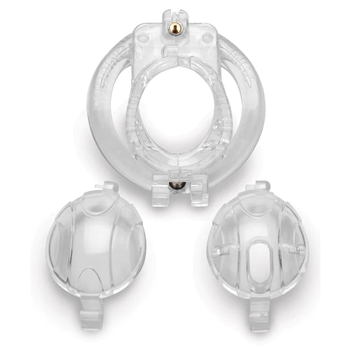 Master Series Double Lockdown Peniskafig – Nahaufnahme Materialstruktur