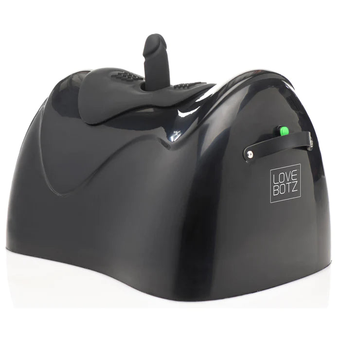 Lovebotz   Bucking Saddle Sybian, schwarz, ABS, Silikon, Stahl, abs; silikon; stahl, Default Title – Hauptansicht: verführerisch präsentiert