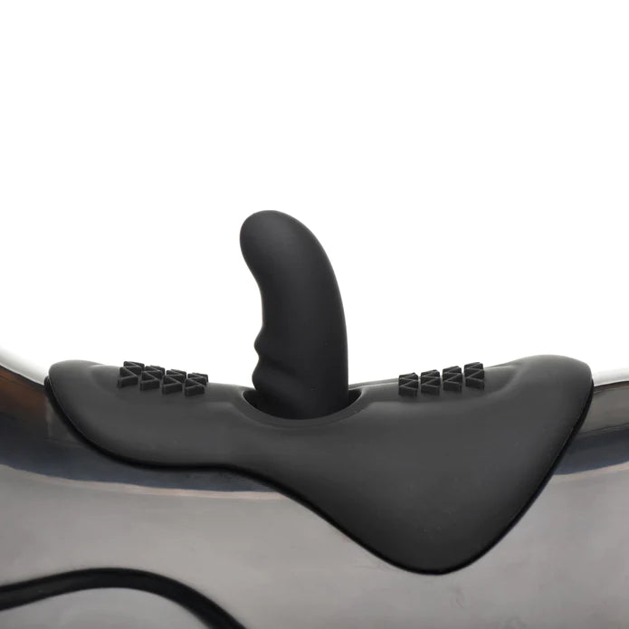 Lovebotz Bucking Saddle Sybian – Zoom auf Verschluss/Label