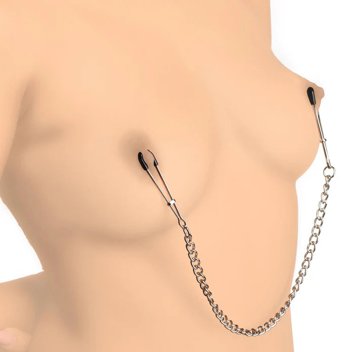 Master Series Nippelklemmen Mit Kette Reign – Detailaufnahme Vorderseite