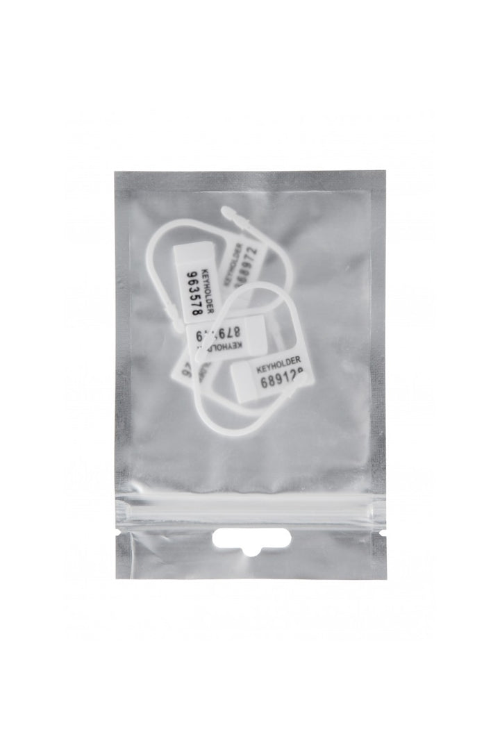 Mancage Ersatzschlosser Fur Keuschheitskafige Weiss – Detailaufnahme Vorderseite