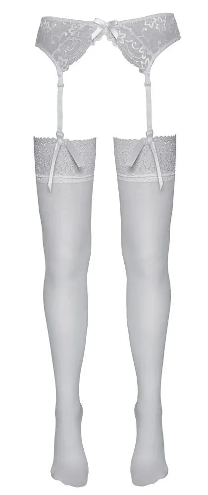 Cottelli Legware - Straps-Strumpfhose Sexy weiß