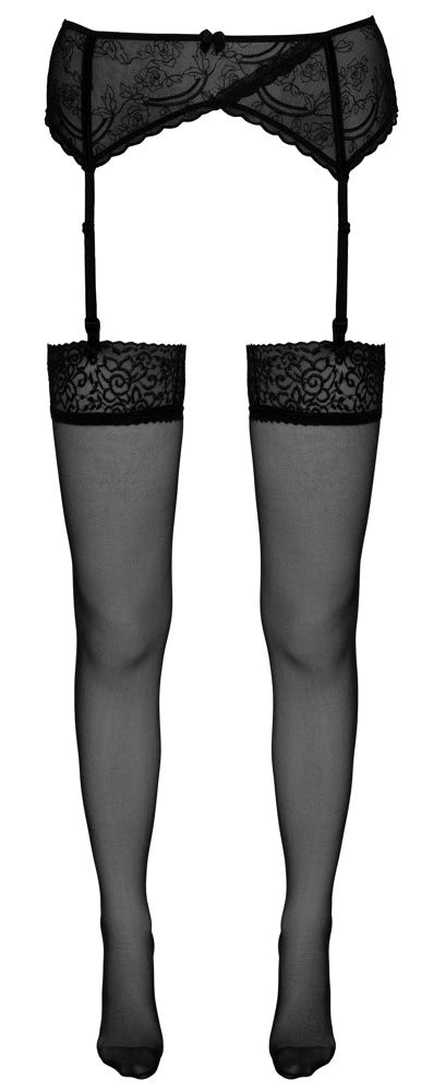 Cottelli Legware - Straps-Strumpfhose Sexy schwarz