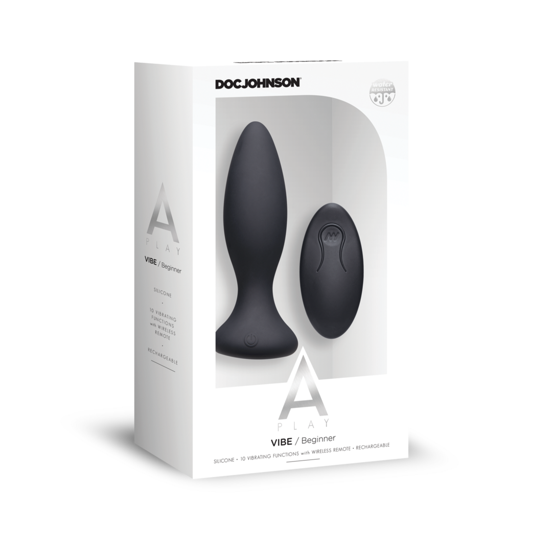 A-Play - Vibrierender Analplug für Anfänger, mit Fernbedienung