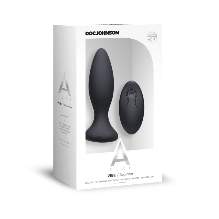 A-Play - Vibrierender Analplug für Anfänger, mit Fernbedienung
