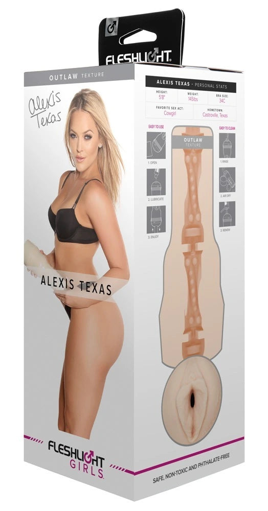 Fleshlight Alexis Texas Outlaw – Original Vagina-Masturbator | Realistische Masturbationshilfe