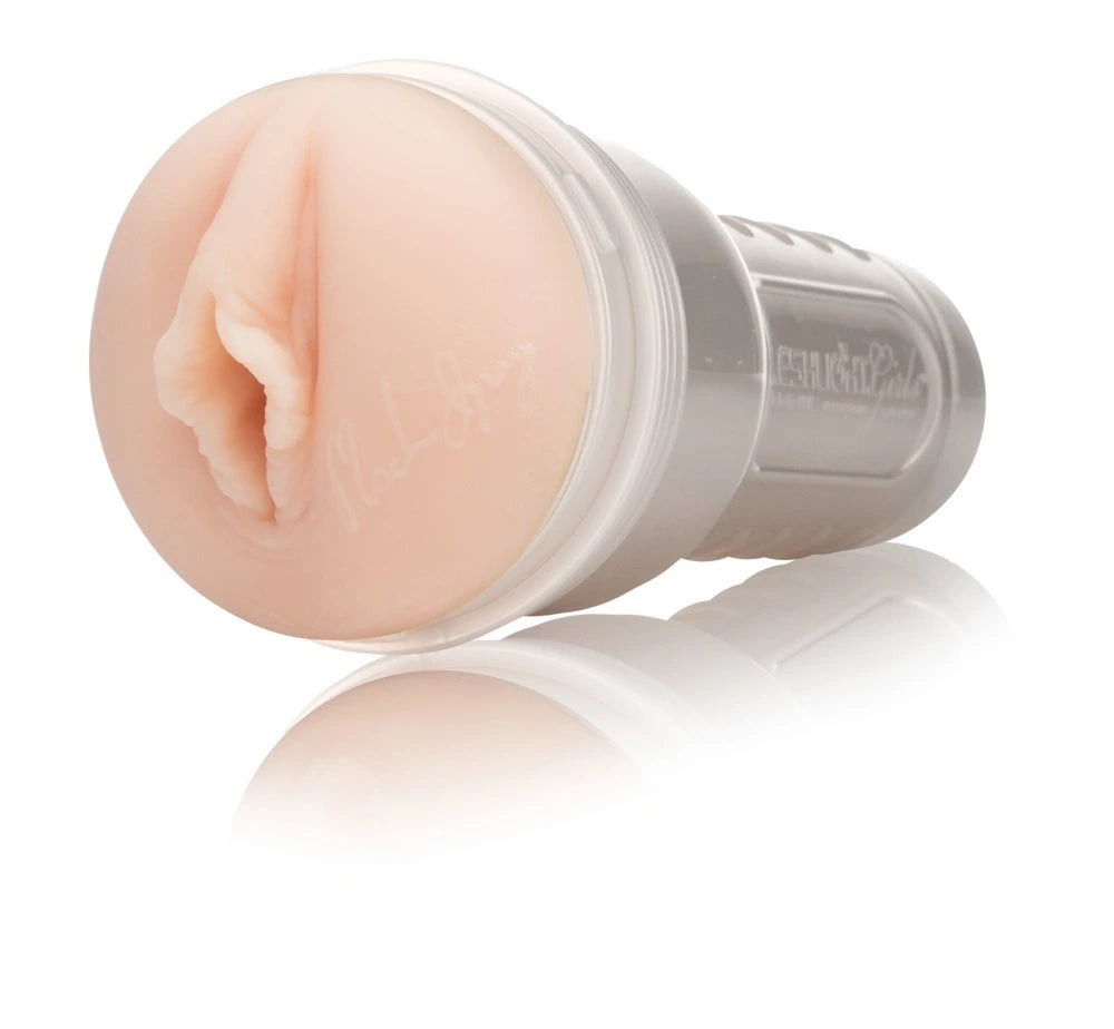 Fleshlight Madison Ivy Beyond Masturbator in Hautton mit realistischer Textur und transparentem Gehäuse aus hochwertigem Mate