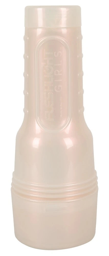 Fleshlight Girls Emily Willis Masturbator in zartem Rosé, hochwertige SuperSkin-Textur, diskret und körpernah geformt