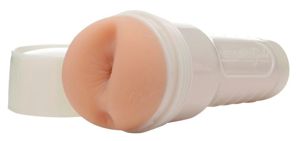 Fleshlight Lana Rhoades Karma Masturbator in Hautfarben, aus hochwertigem SuperSkin-Material, in transparentem Hartgehäuse