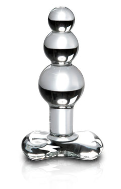Icicles Glas-Analplug No.47 Klar – Handgefertigter Analplug