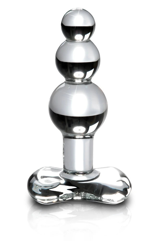 Icicles Glas-Analplug No.47 Klar – Handgefertigter Analplug