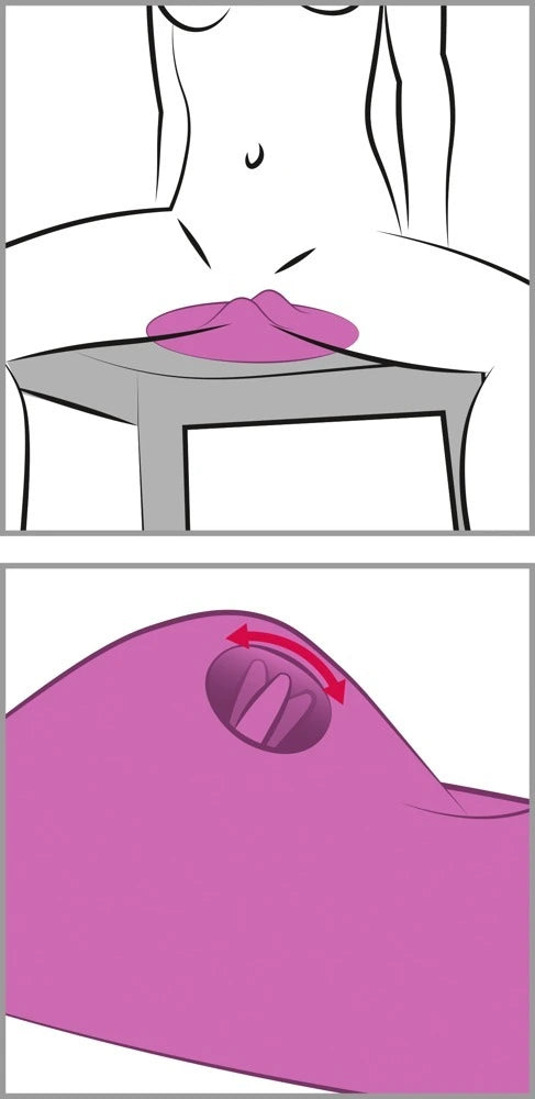 vibepad 2 – Aufsitzvibrator mit Doppelmotor & Heizfunktion | Vibrierende Sitzauflage