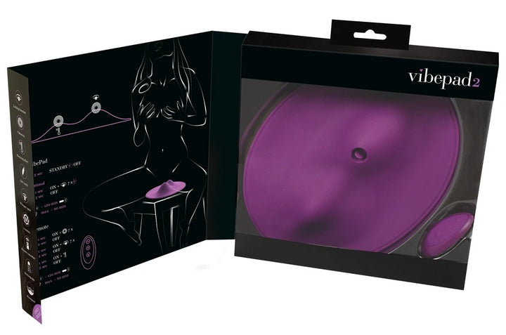 vibepad 2 – Aufsitzvibrator mit Doppelmotor & Heizfunktion | Vibrierende Sitzauflage