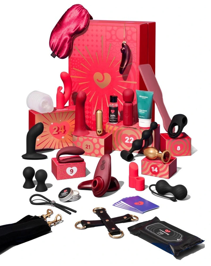 Gesamtübersicht der Toys und Accessoires im Magic Shiver Erotik-Adventskalender