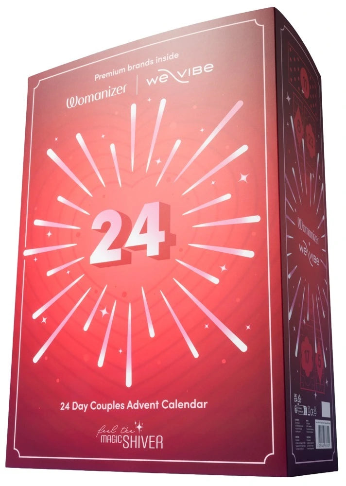 Geschlossene Vorderseite des Magic Shiver Erotik-Adventskalenders 2026