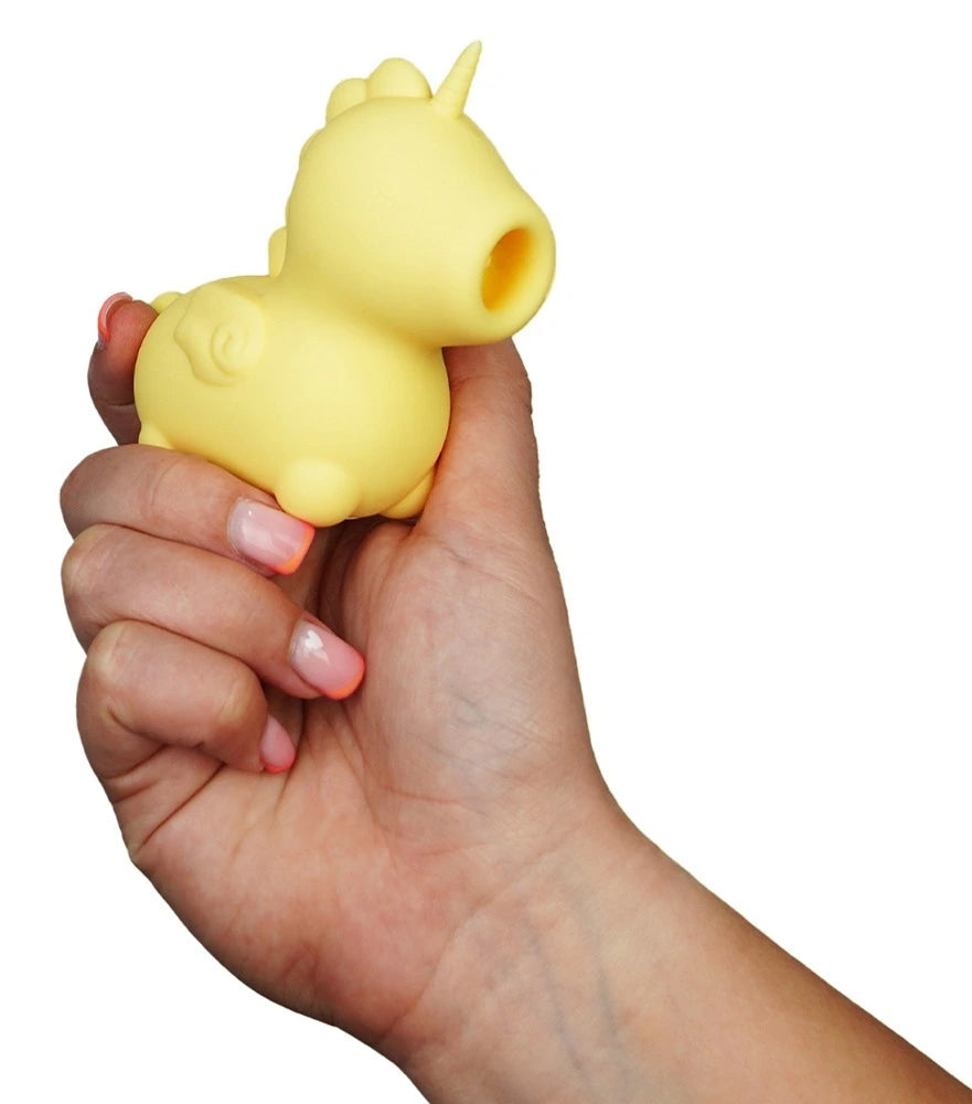 Unihorn - Bean Blossom Auflegevibrator – Klitoris Stimulator mit Saugfunktion