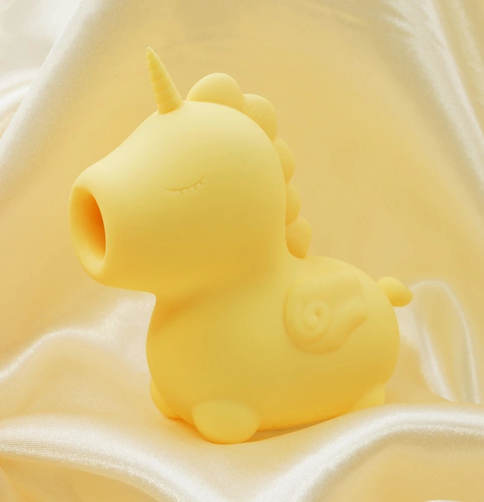 Unihorn - Bean Blossom Auflegevibrator – Klitoris Stimulator mit Saugfunktion