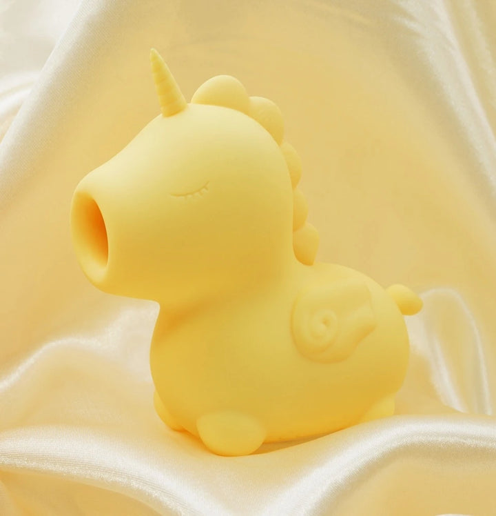 Unihorn - Bean Blossom Auflegevibrator – Klitoris Stimulator mit Saugfunktion