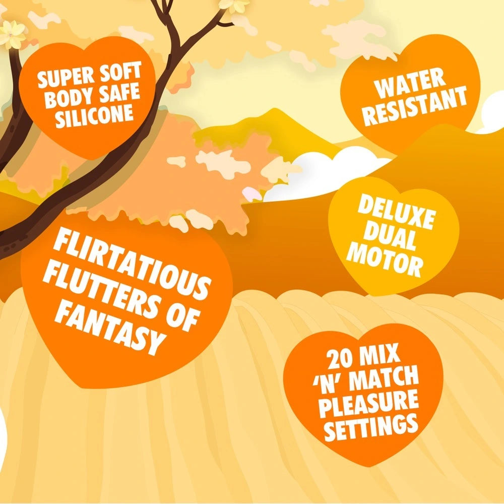 Unihorn - Bean Blossom Auflegevibrator – Klitoris Stimulator mit Saugfunktion