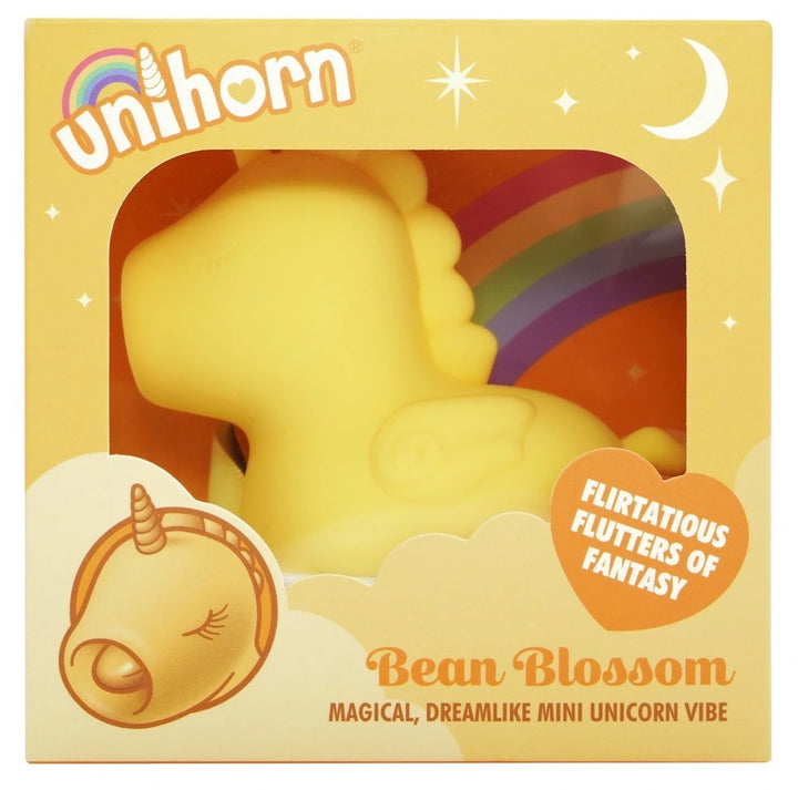 Unihorn - Bean Blossom Auflegevibrator – Klitoris Stimulator mit Saugfunktion