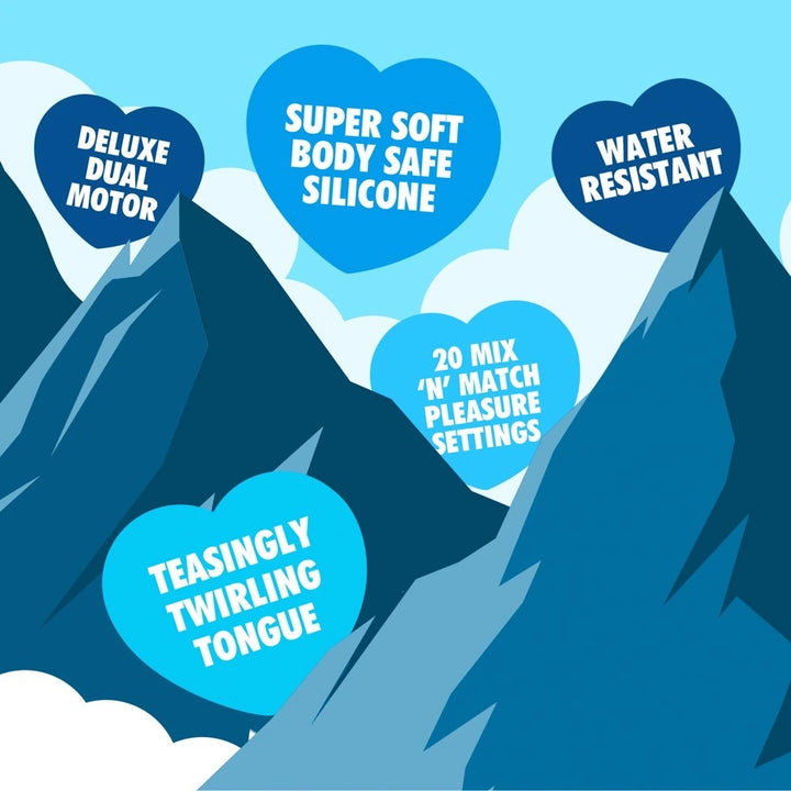 Unihorn - Mount'n Peak Auflegevibrator – Klitoris Stimulator mit Saugfunktion