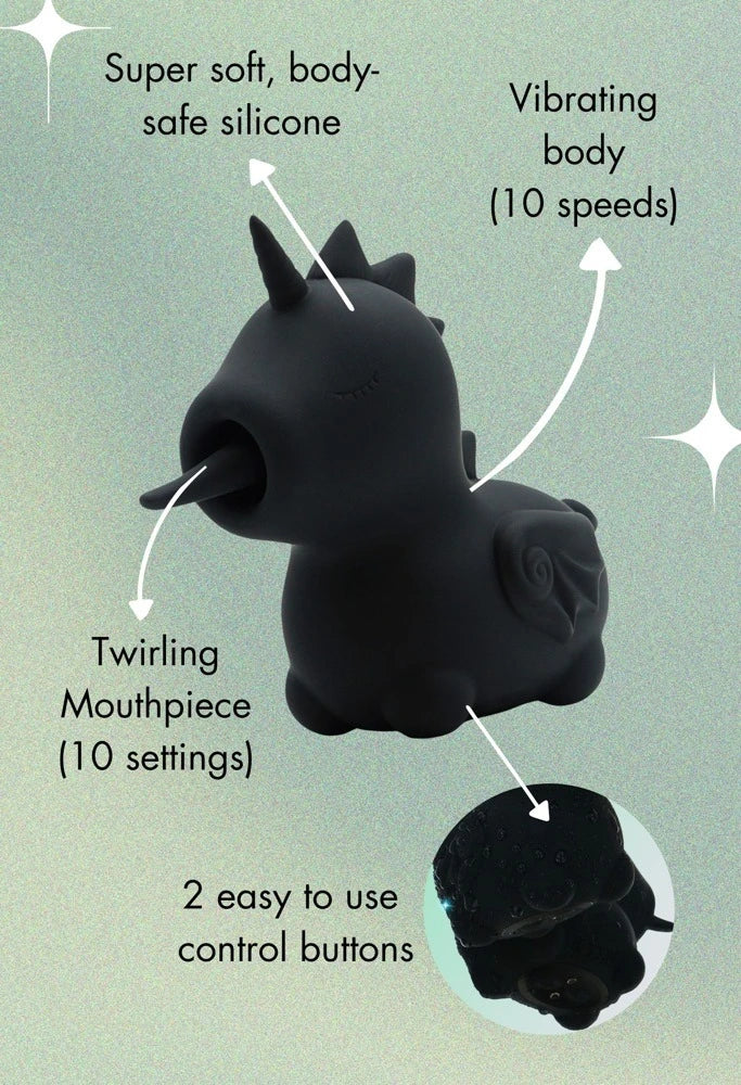 Unihorn - Wild Spirit Auflegevibrator – Klitoris Stimulator mit Saugfunktion