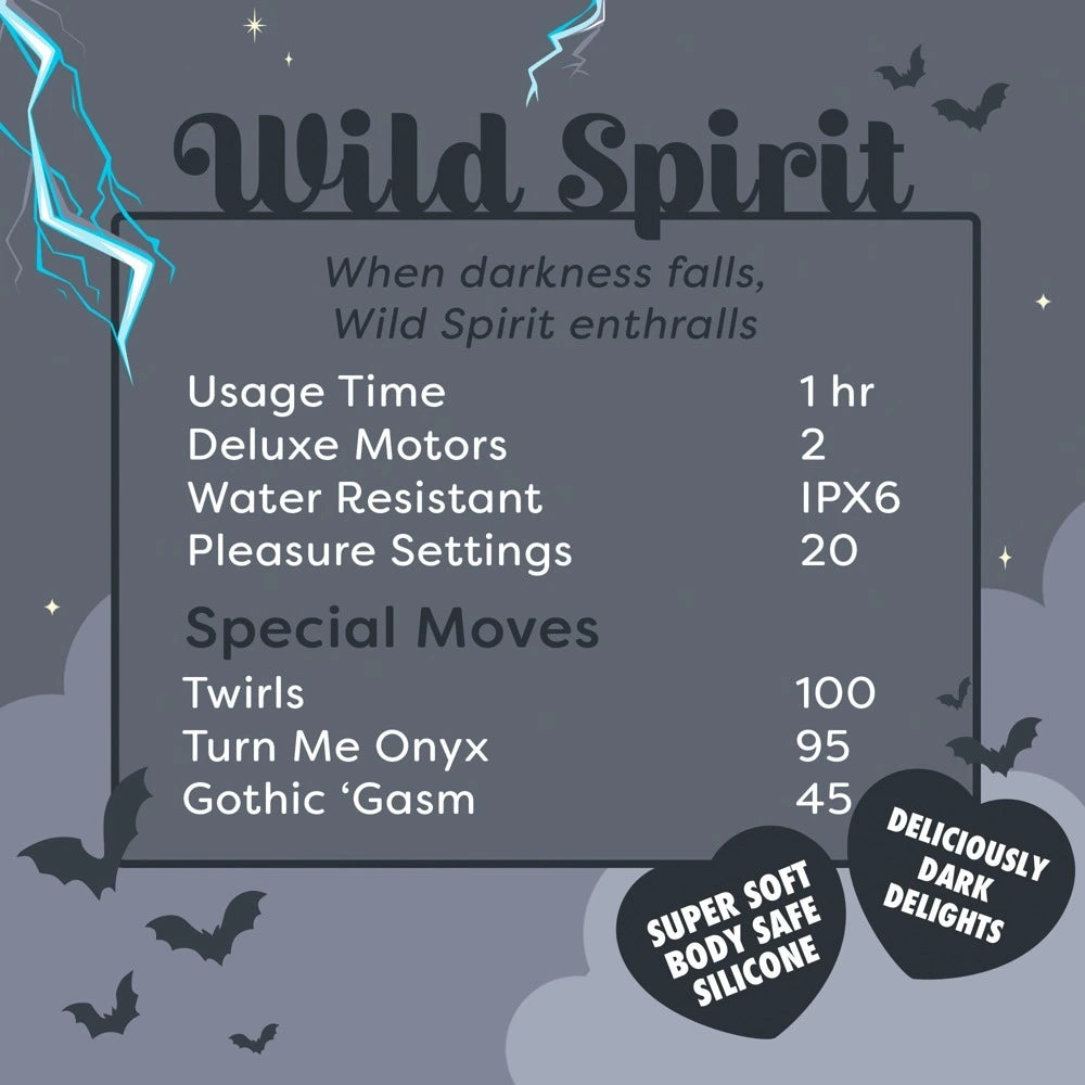 Unihorn - Wild Spirit Auflegevibrator – Klitoris Stimulator mit Saugfunktion