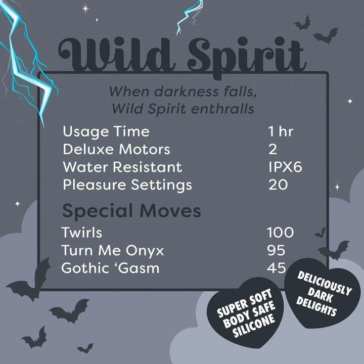 Unihorn - Wild Spirit Auflegevibrator – Klitoris Stimulator mit Saugfunktion