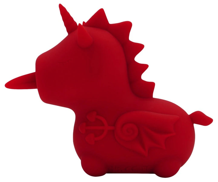 Unihorn - Blaze Diablo Auflegevibrator – Klitoris Stimulator mit Saugfunktion
