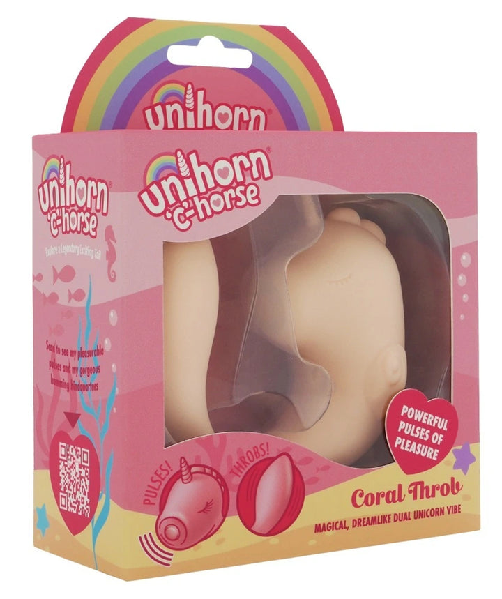 Unihorn - C-Horse Coral Throb Vibrator – G-Punkt & Klitoris Stimulator