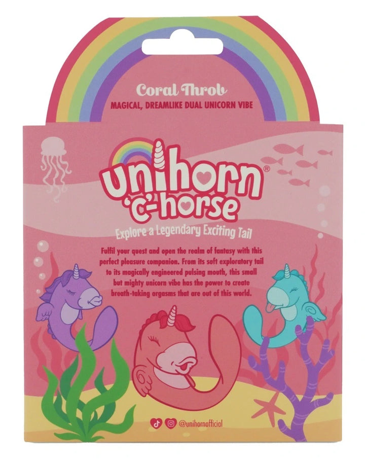 Unihorn - C-Horse Coral Throb Vibrator – G-Punkt & Klitoris Stimulator