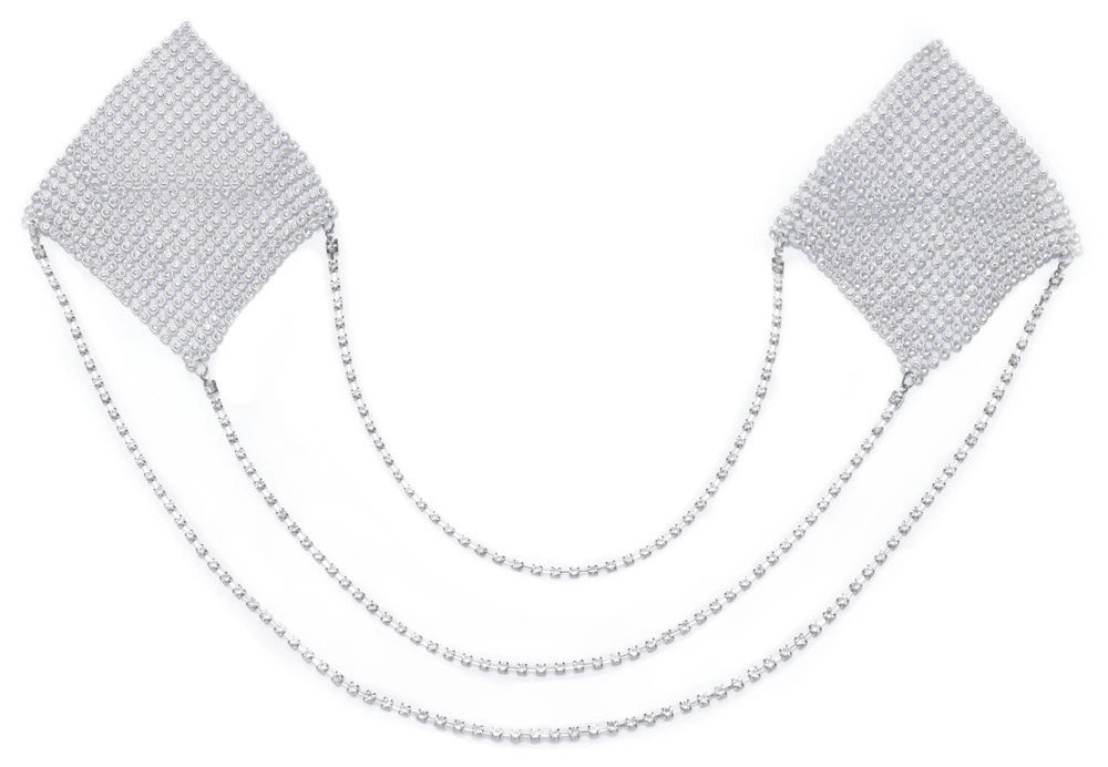 Cottelli Accessoires - Nippelsticker Square silber