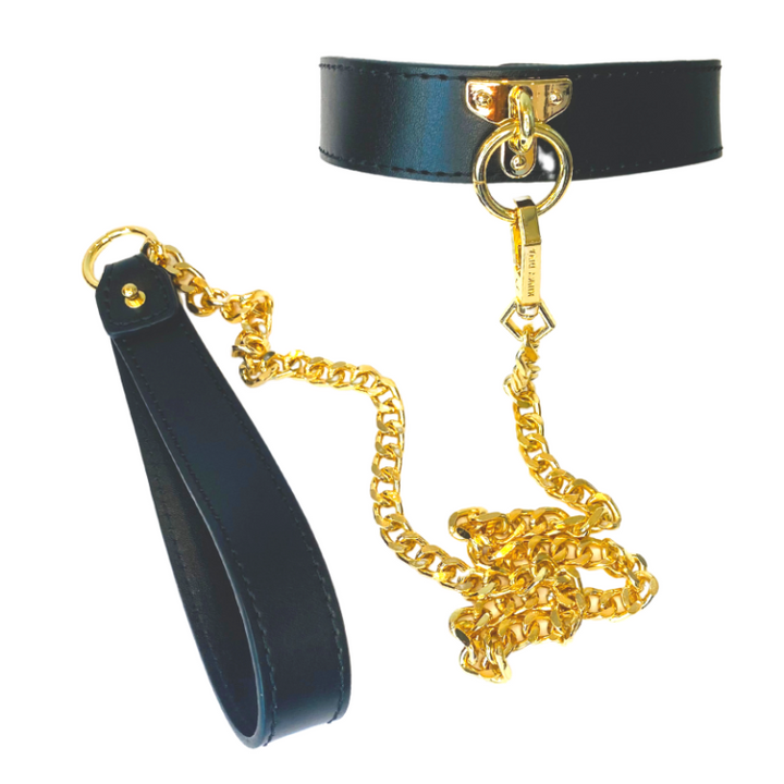 Kinky Diva Halsband mit Leine – Detail