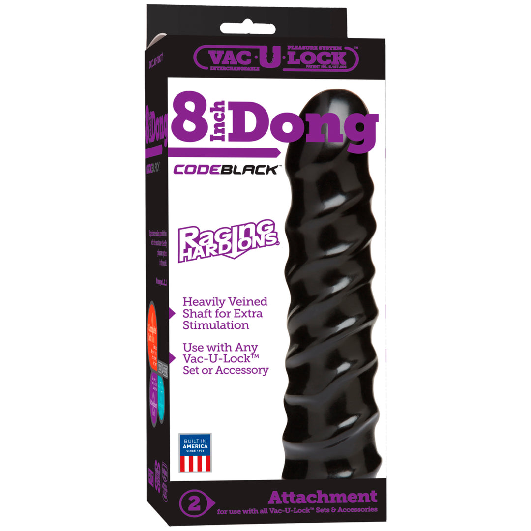 Build in America - Code Black Raging Hard Dildo - 20cm schwarz