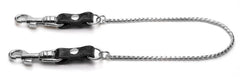 KinkySabine - Kette mit Karabiner schwarz/silber