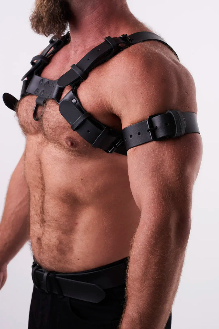 KinkySabine - Lederarmband für Herrn schwarz