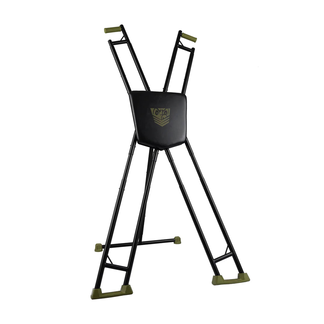 Fort Troff Tactical Cross Black/Green – Verstellbares Andreaskreuz BDSM