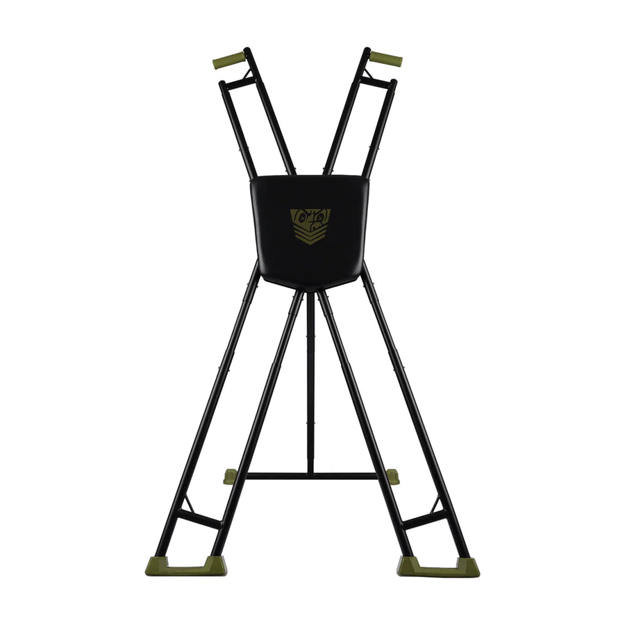 Fort Troff Tactical Cross Black/Green – Verstellbares Andreaskreuz BDSM