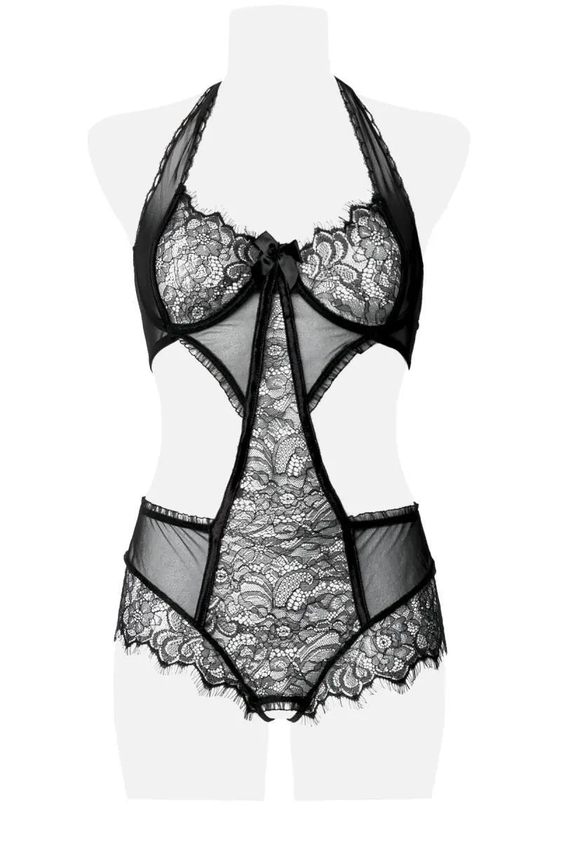 Grey Velvet - 4-teiliges Body-Set