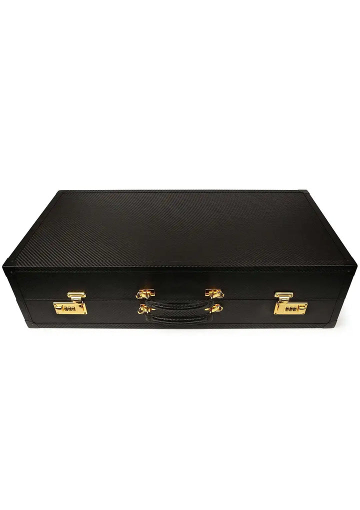 Taboom Desires Masterpiece Case – 11-teiliges BDSM-Set im Luxus-Koffer mit Halsband, Fesseln & Bondage-Zubehör