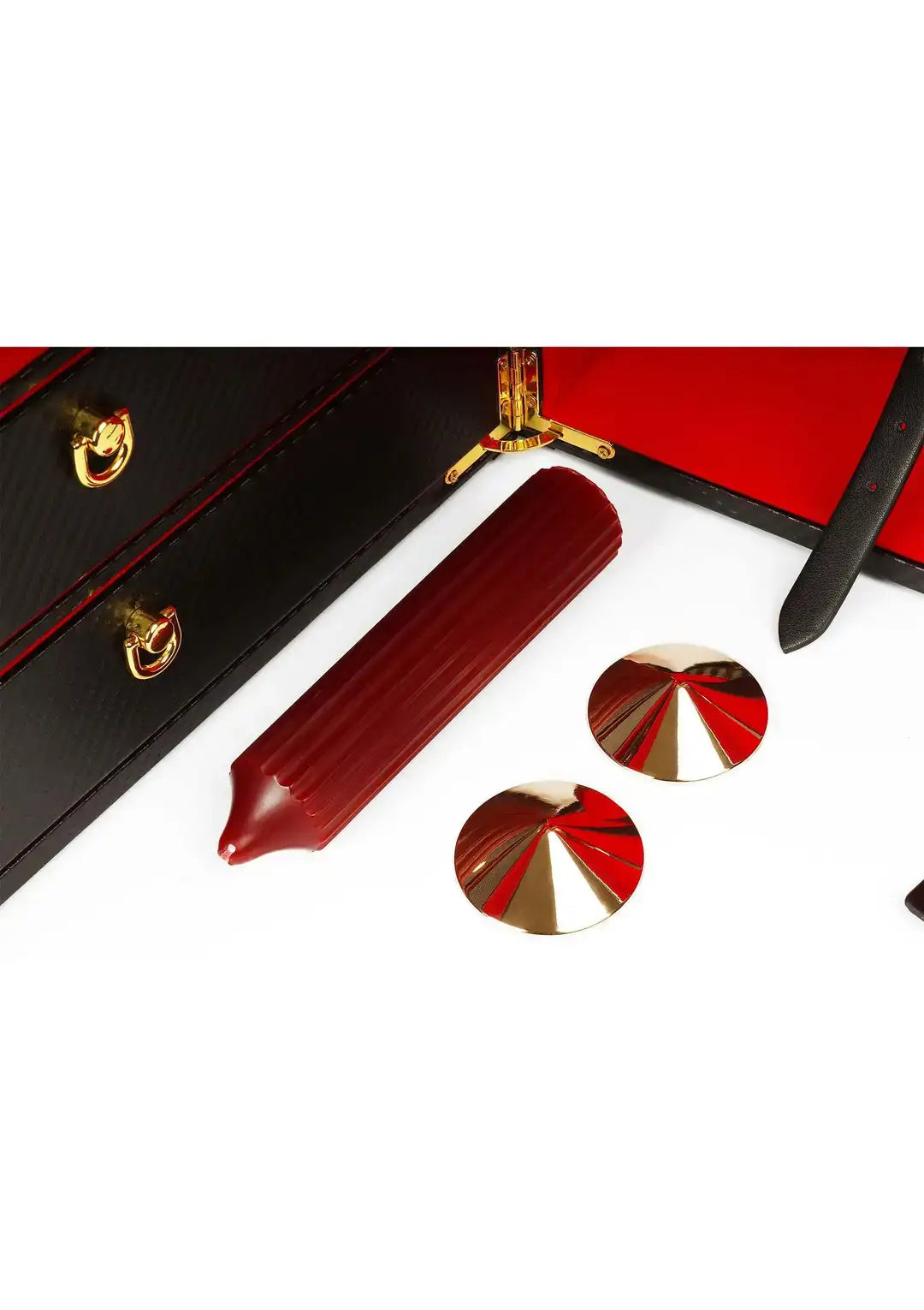 Taboom Desires Masterpiece Case – 11-teiliges BDSM-Set im Luxus-Koffer mit Halsband, Fesseln & Bondage-Zubehör