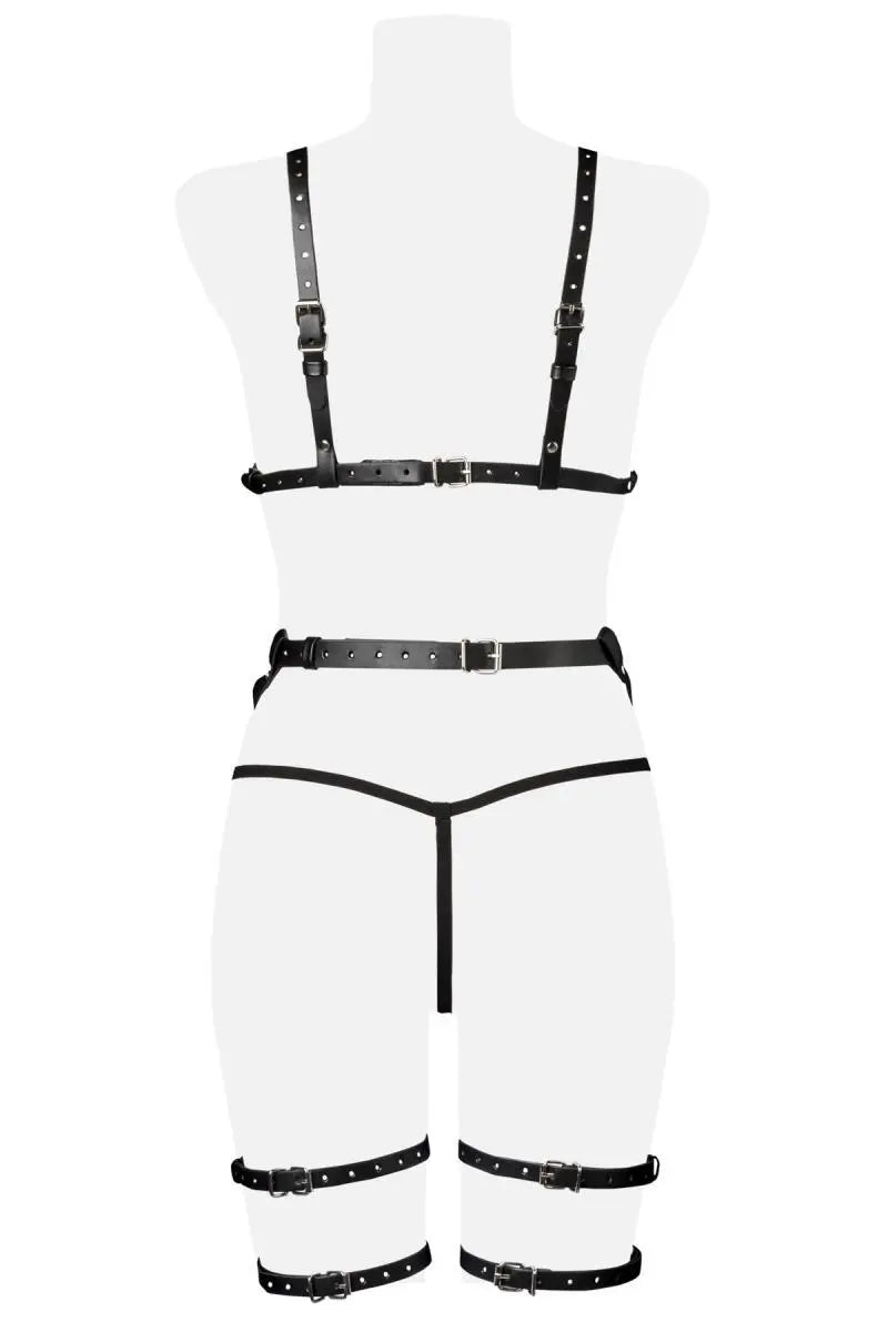 Grey Velvet - 3-teiliges Harness-Set