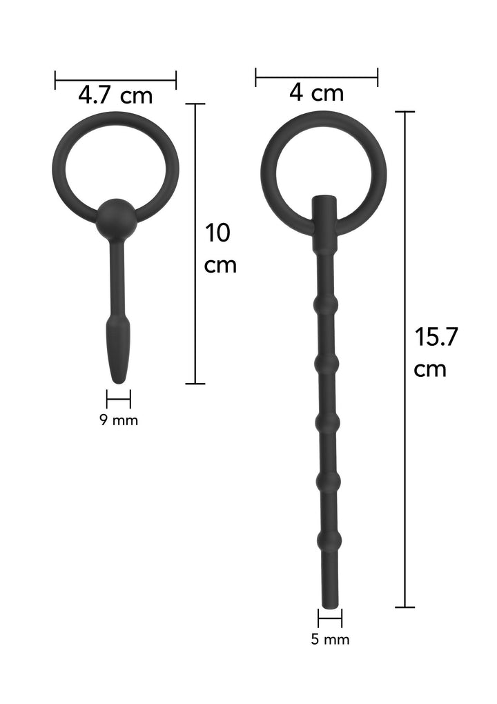 Hidden Desire Penis Plug Set Large 2 pcs 2
