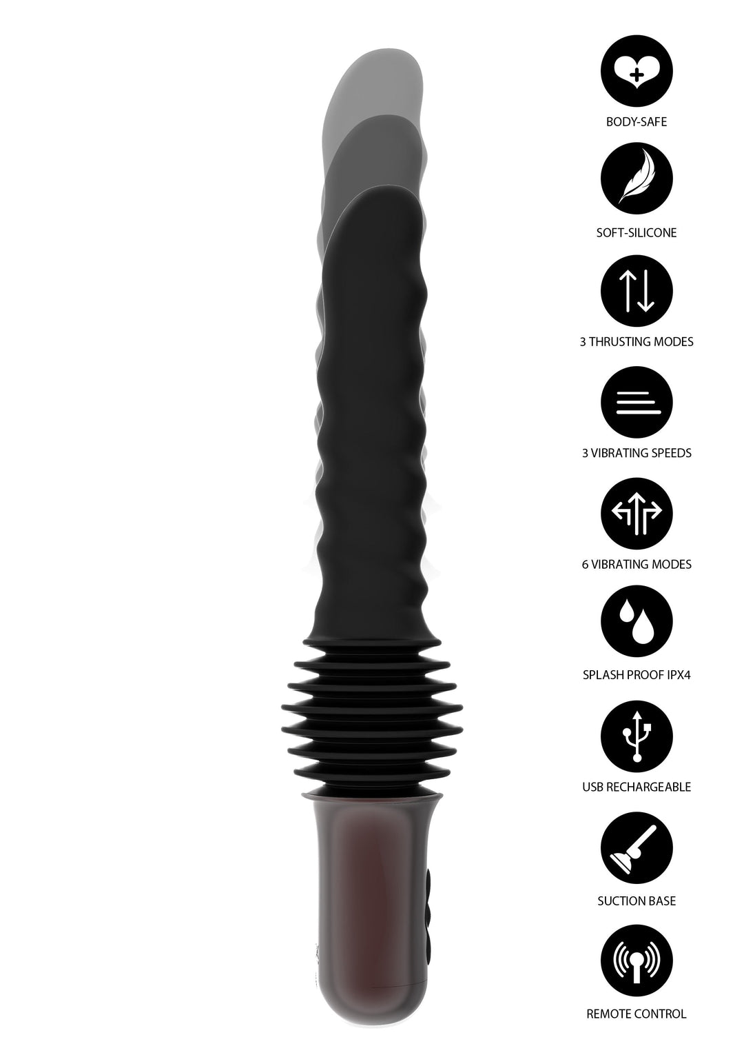 Hidden Desire Anal Power Thrusting Vibrator 9