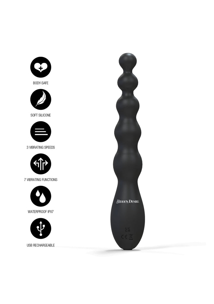 Hidden Desire Beaded Anal Power Vibrator 2