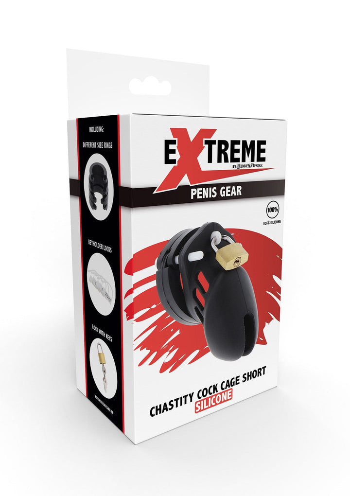 Hidden Desire Chastity Cock Cage Silicone Small 3